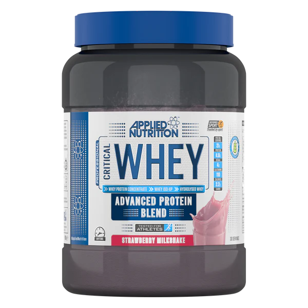 APPLIED NUTRITION CRITICAL WHEY STRAWBERRY 900 GRAM