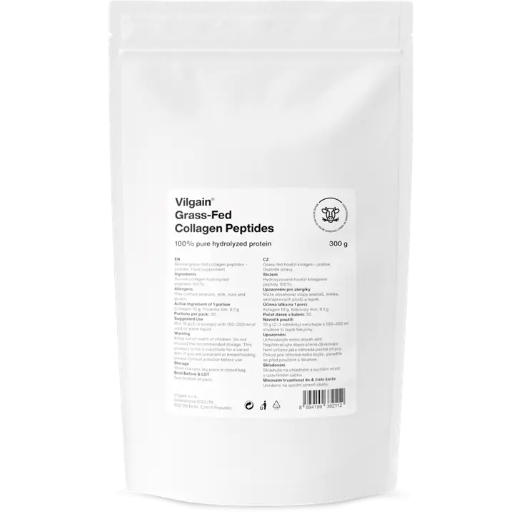 Vilgain Grass-Fed Collagen Peptides 300g