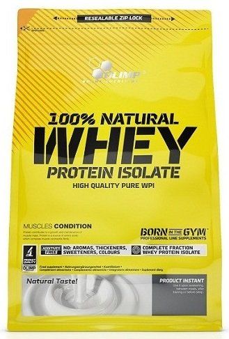 Olimp Nutrition 100% Natural Whey Protein Isolate, Natural - 600g