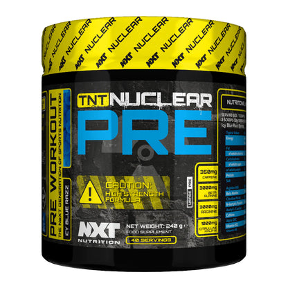 NXT Nutrition TNT Nuclear PRE 240g